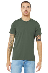 BELLA+CANVAS® Unisex Triblend Short Sleeve Tee - Military Green Triblend - XS